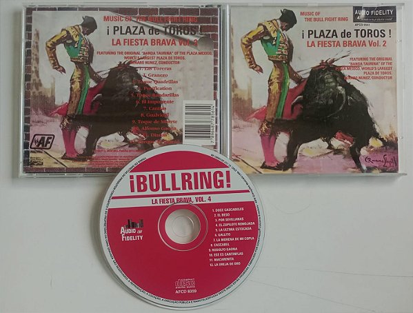 Cd I Plaza de Toros ! - La Fiesta Brava Vol. 2 Interprete Banda Taurina Of The Plaza Mexico, Cenaro Nunez [usado]
