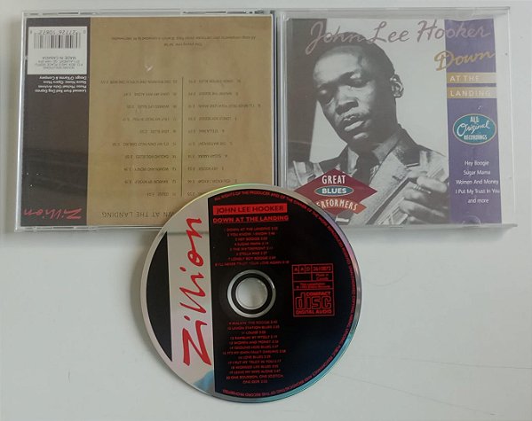 Cd John Lee Hookers - Down At The Landing Interprete John Lee Hookers (1992) [usado]