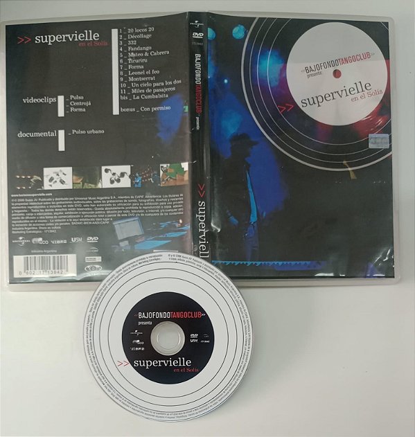 Dvd Supervielle - En El Solís Editora [seminovo]