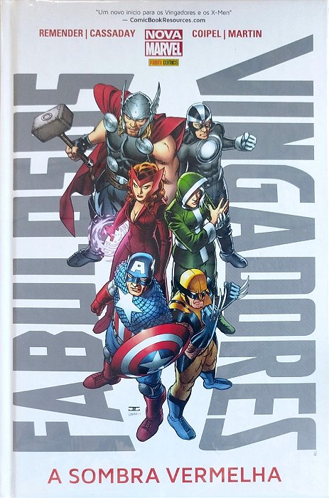 Gibi a Sombra Vermelha - Fabulosos Vingadores Nova Marvel Autor (2015) [seminovo]