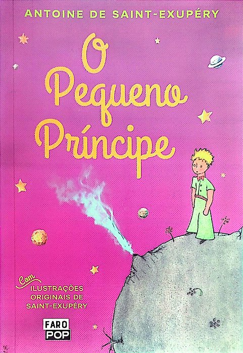 Livro o Pequeno Príncipe (capa Rosa) Autor Saint-exupéry, Antoine de (2020) [seminovo]