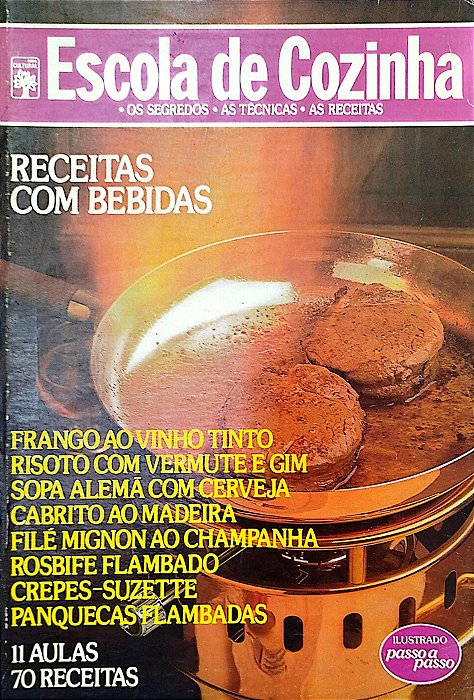 Livro Receitas com Bebidas - Escola de Cozinha Autor Vários [usado]