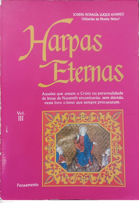 Livro Harpas Eternas Vol. 3 Autor Alvarez, Josefa Rosalía Luque [usado]