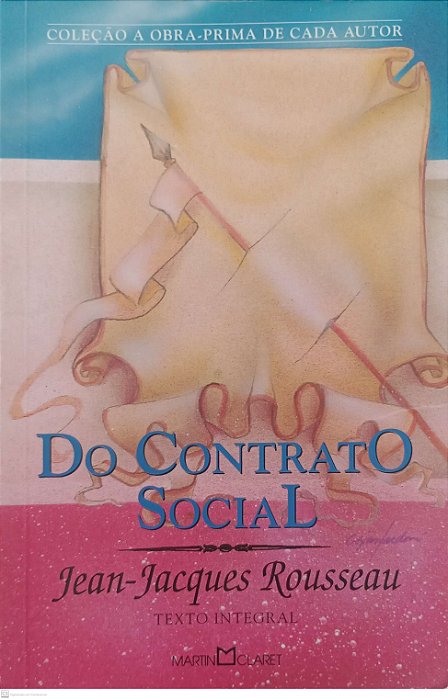 Livro do Contrato Social Autor Rousseau, Jean-jacques (2008) [usado]