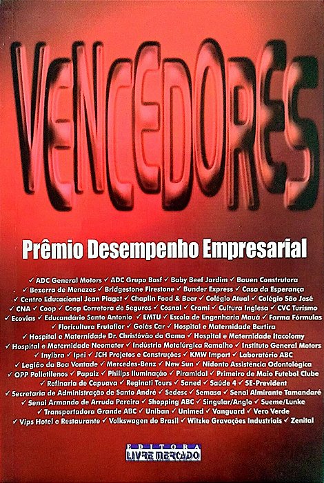 Livro Vencedores Autor Vários (1999) [usado]