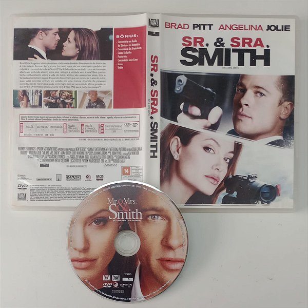 Dvd Sr. & Sra. Smith Editora Doug Liman [usado]