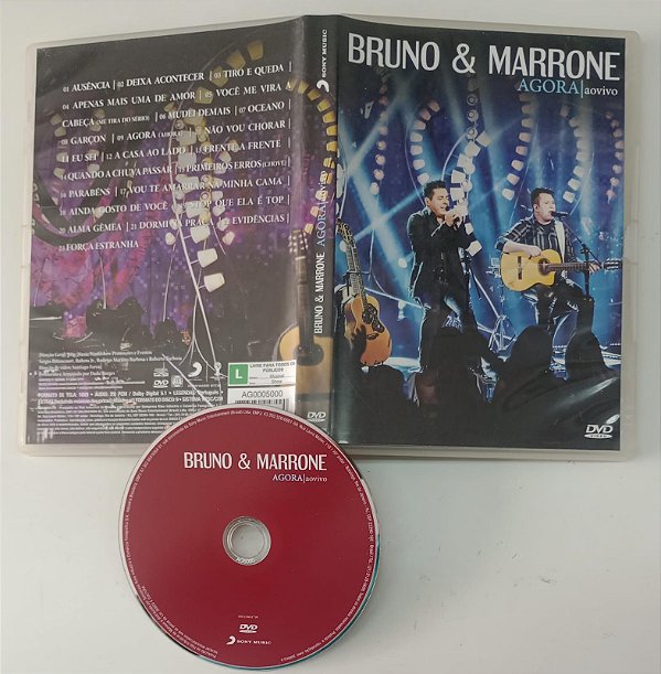Dvd Bruno & Marrone - Agora / ao Vivo Editora Santiao Ferraz [usado]