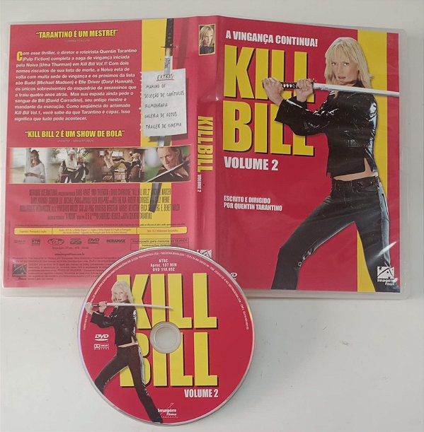 Dvd Kill Bill - Volume 2 Editora Quentin Tarantino [usado]