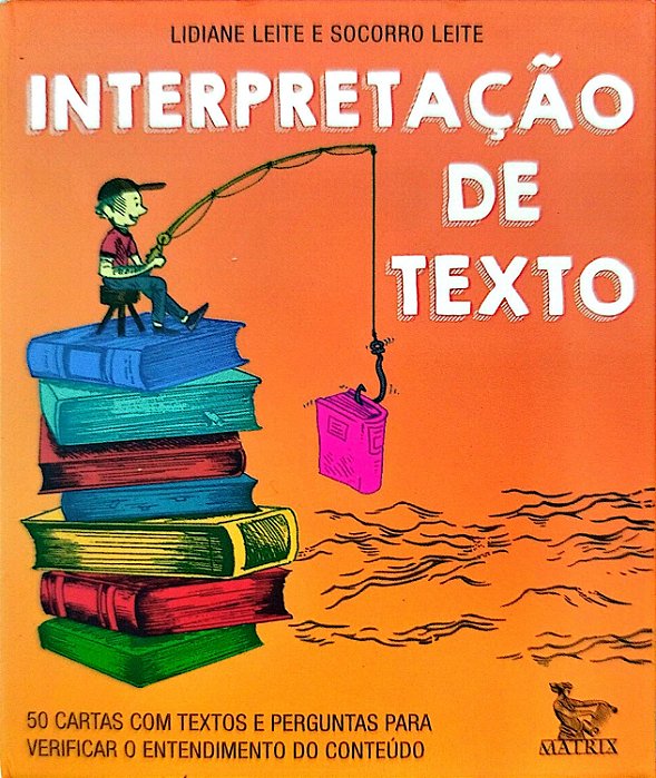 Livro Box Interpretação de Texto - 50 Cartas com Textos e Perguntas para Verificar o Entendeimento do Conteúdo Autor Leite, Lidiane (2022) [seminovo]