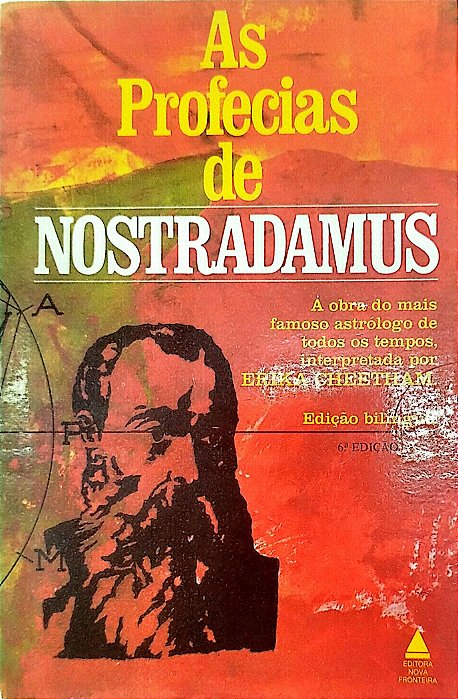 Livro as Profecias de Nostradamus Autor Cheetham, Erika (1977) [usado]