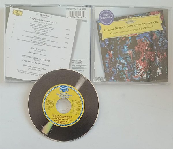 Cd Berlioz: Symphonie Fantastique Interprete Orchestra Lamoureux de Paris, Igor Markevitch (1995) [usado]