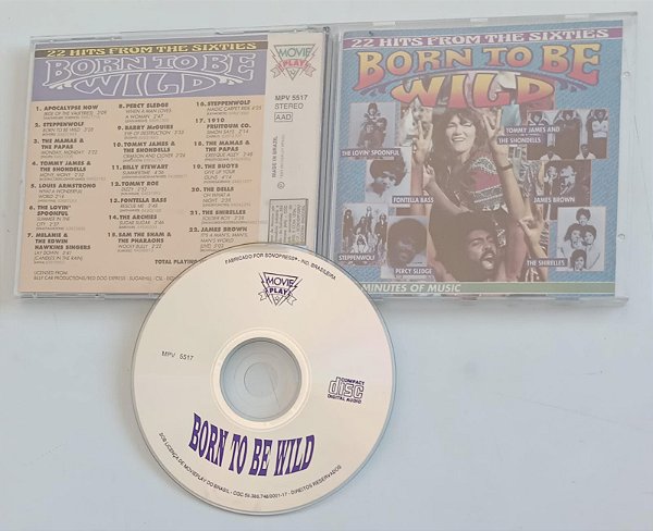 Cd 22 Hits From The Sixties - Born To Be Wild Interprete Vários Artistas (1993) [usado]