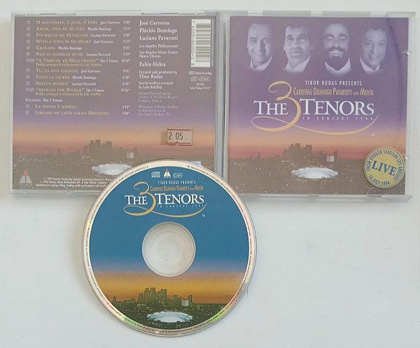 Cd The 3 Tenors In Concert 1994 Interprete Carreras, Domingo, Pavarotti, Mehta (1994) [usado]