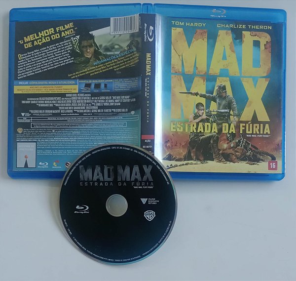 Dvd Mad Max - Estrada da Fúria [blu-ray] Editora George Miller [usado]