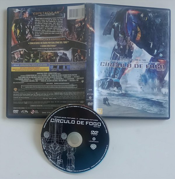 Dvd Círculo de Fogo Editora Guillermo Del Toro [usado]