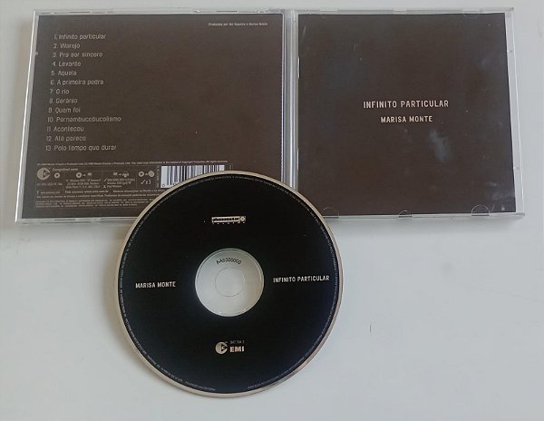 Cd Infinito Parcitular - Marisa Monte Interprete Marisa Monte (2006) [usado]