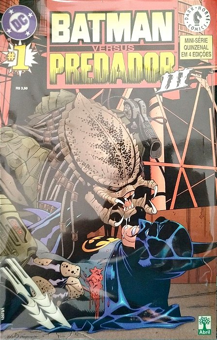 Gibi Batman Versus Predador 3 Completo - 4 Volumes Autor (1999) [seminovo]