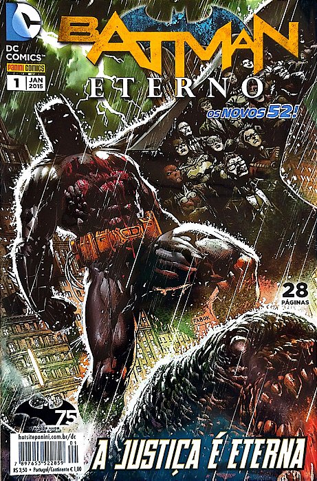 Gibi Batman Eterno #1 - os Novos 52! Autor (2015) [seminovo]