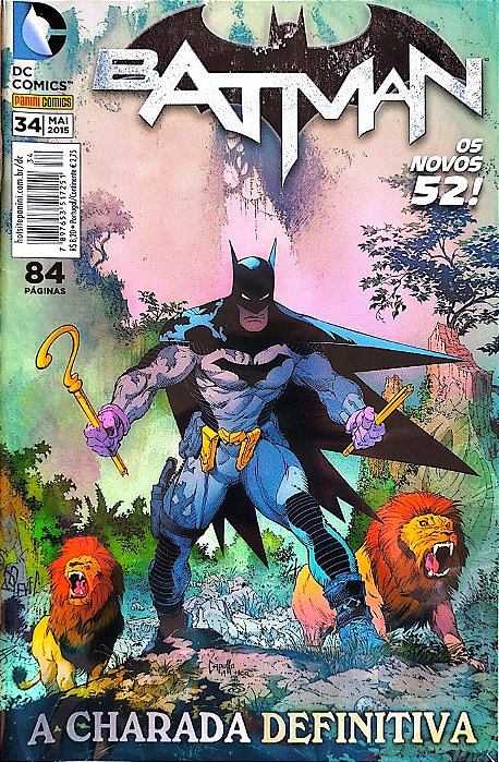 Gibi Batman #34 - os Novos 52! Autor (2015) [seminovo]