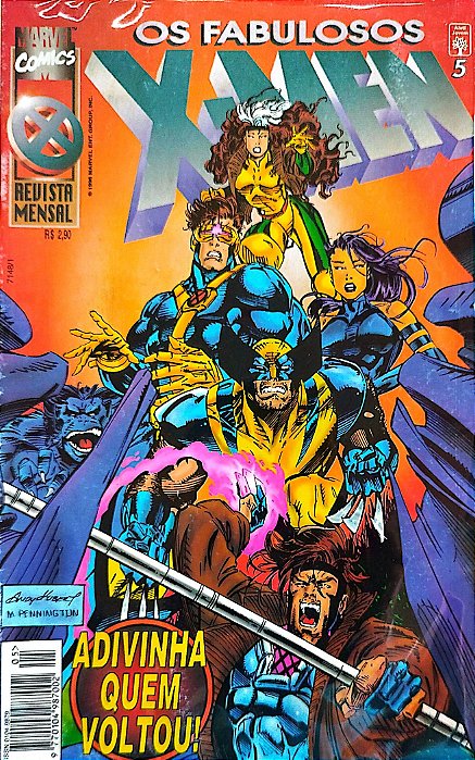Gibi os Fabulosos X-men #5 Autor (1996) [usado]