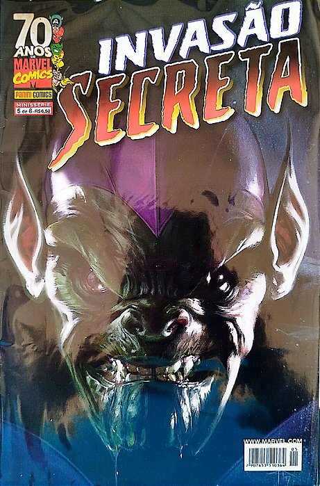 Gibi Invasão Secreta #5 Autor (2009) [seminovo]