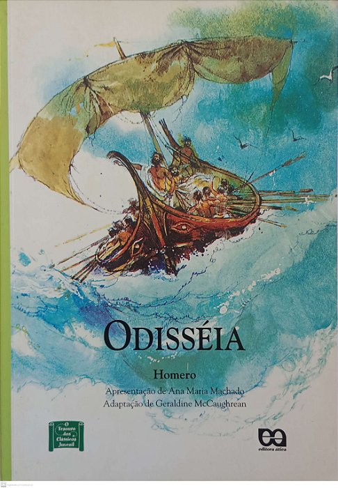 Livro Odisséia (adaptação de Geraldine Mccaughrean) Autor Homero (2006) [usado]