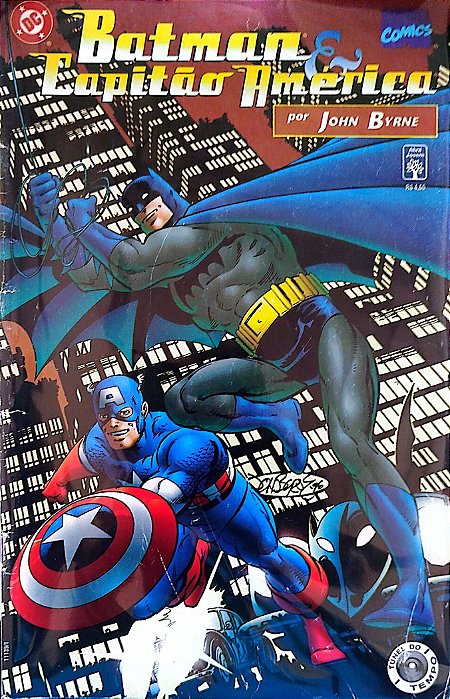 Gibi Batman e Capitão América Autor (1998) [usado]