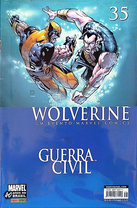Gibi Wolverine #35 Autor (2007) [seminovo]