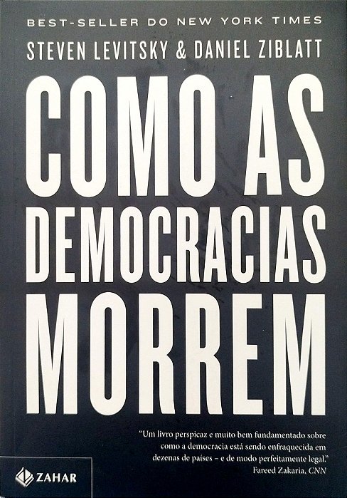 Livro Como as Democracias Morrem Autor Levitsky, Steven (2018) [seminovo]