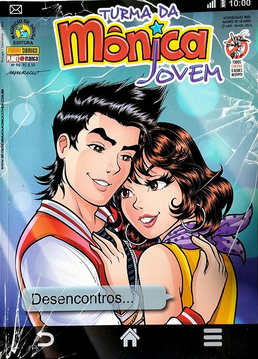 Gibi Turma da Mônica Jovem #96 Autor (2016) [seminovo]