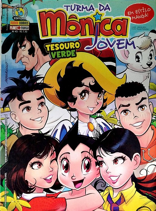 Gibi Turma da Mônica Jovem #43 Autor (2012) [usado]