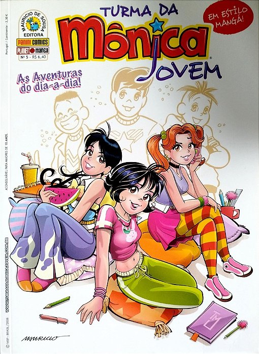 Gibi Turma da Mônica Jovem #5 Autor (2008) [seminovo]