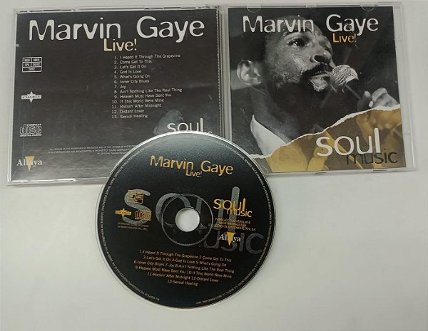 Cd Live ! - Marvin Gaye Interprete Marvin Gaye (1993) [usado]