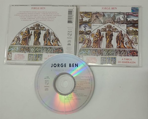 Cd a Tábua de Esmeralda - Jorge Ben Interprete Jorge Ben (1998) [usado]