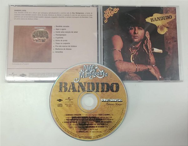 Cd Bandido - Ney Matogrosso Interprete Ney Matogrosso [seminovo]