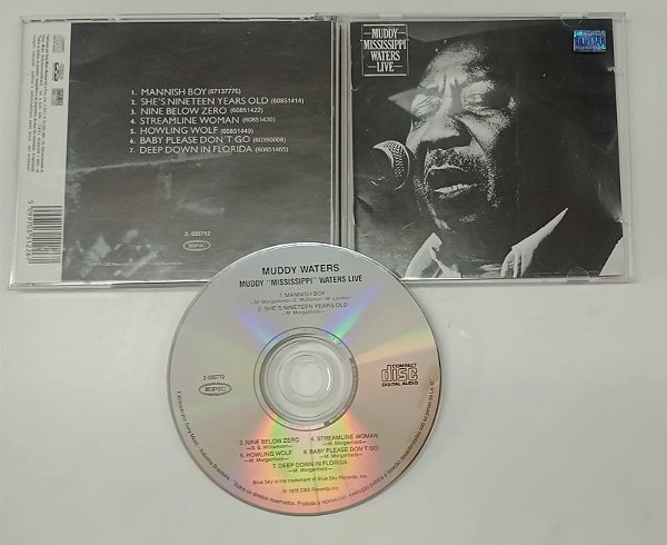 Cd Muddy Mississippi Waters Live Interprete Muddy Waters [seminovo]