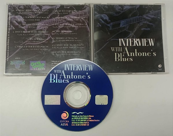 Cd Interview With Antone''s Blues Interprete Vários Artistas [seminovo]