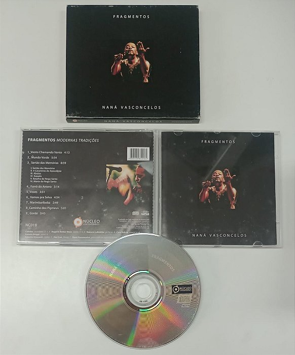 Cd Fragmentos - Naná Vasconcelos Interprete Naná Vasconcelos e Vários Músicos [usado]