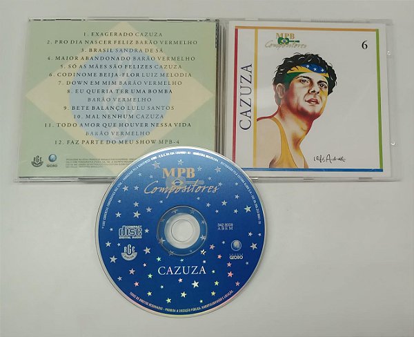 Cd Mpb Compositores 6 - Cazuza Interprete Cazuza (1997) [usado]