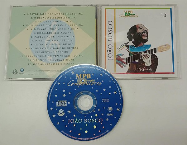 Cd Mpb Compositores 10 - João Bosco Interprete João Bosco (1997) [usado]
