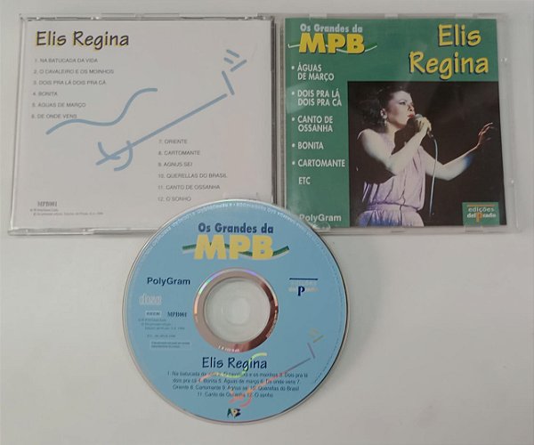 Cd os Grandes da Mpb - Elis Regina Interprete Elis Regina (1996) [seminovo]