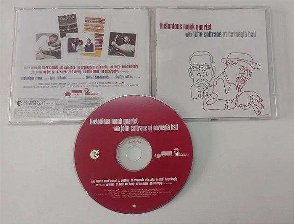 Cd Thelonious Monk Quartet With John Coltrane At Carnegie Hall Interprete Thelonious Monk Quartet, John Coltrane (2005) [usado]