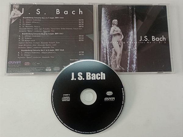 Cd J.s. Bach Brandenburg Concertos Nº 1, 2, 3 Interprete Orquestra Opera, Alexander Titov [seminovo]