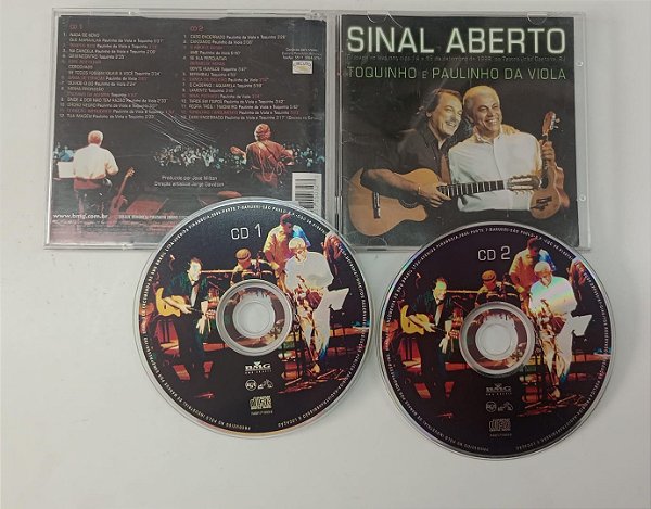 Cd Sinal Aberto - Toquinho e Paulinho da Viola Interprete Toquinho, Paulinho da Viola (1999) [usado]