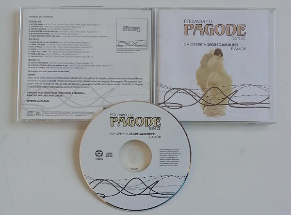 Cd Estudando o Pagode - Tom Zé Interprete Tom Zé (2005) [seminovo]