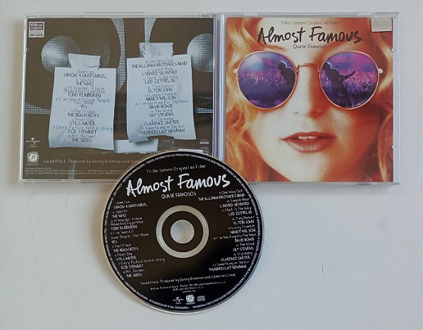 Cd Quase Famosos ( Almoust Famous ) Trilha Sonora Original do Filme Interprete Vários Artistas (2000) [seminovo]