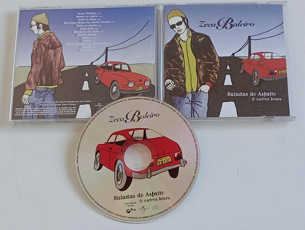 Cd Baladas do Asfalto e Outros Blues - Zeca Baleiro Interprete Zeca Baleiro (2005) [seminovo]
