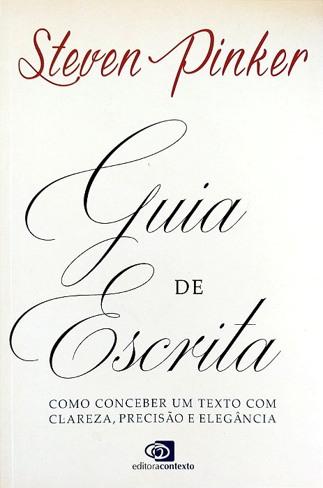 Livro Guia de Escrita Autor Pinker, Steven (2016) [seminovo]