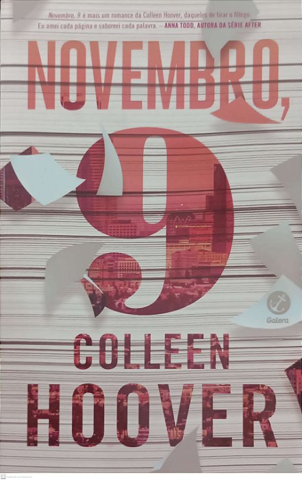 Livro Novembro, 9 Autor Hoover, Colleen (2016) [seminovo]