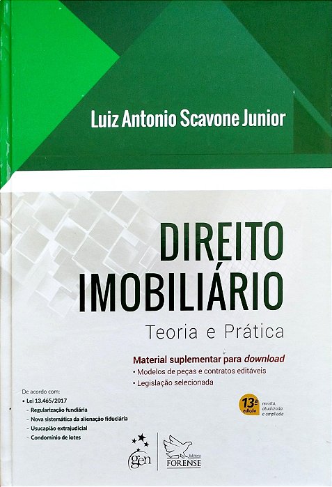 Livro Direito Imobiliário: Teoria e Prática Autor Junior, Luiz Antonio Scavone (2018) [seminovo]